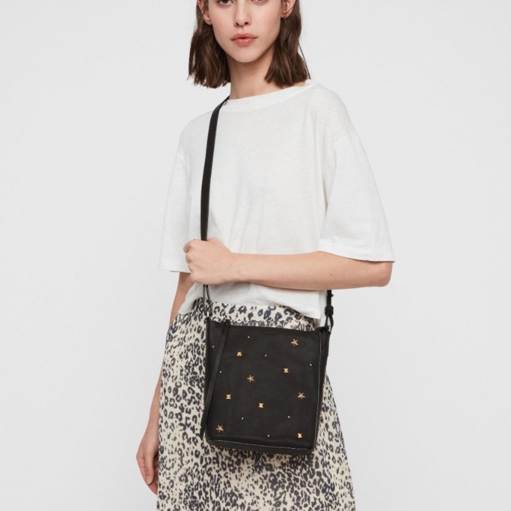 All Saints Mazzy Studded bag